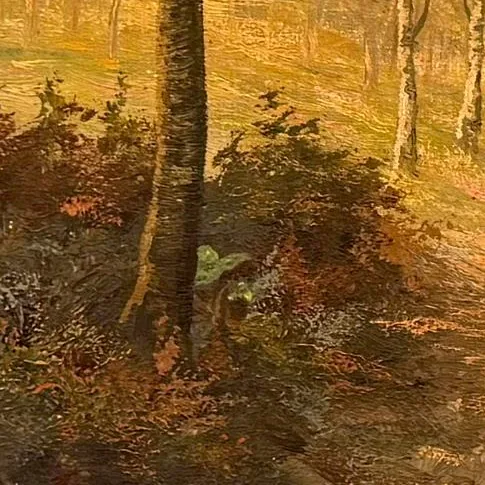 Detail: Yoda am Baum